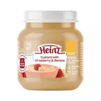 Heinz Jar - Custard with Strawberry & Banana 110gr (6+ months)