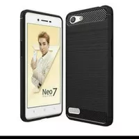 Oppo A33 Neo 7 Neo7 Soft Case Silikon Slim Fit Carbon Hitam