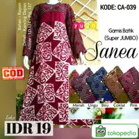 Long Dress Jumbo Sanea - Gamis Super Jumbo Murah - Kode: CA-039