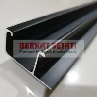 Profil Frame Handle Tarikan Aluminium Alumunium GP 30 BLACK / HITAM 3M