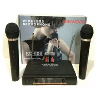 Mic Wireless KENWOOD KD 606 Dynamic Vocal - Kondisi BARU 100% - Made