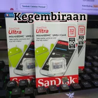 Sandisk Ultra Micro SD 32GB 80Mbps CLASS 10 Memory MicroSD Original