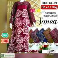 Super Jumbo Gamis Batik Sanea Long Dress Kode: CA-039