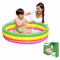 Kolam Renang Anak Bestway Pelangi 3 Ring Kecil 51104