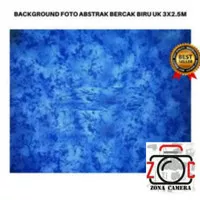 Background Abstrak Bercak Biru 2.5x3m Backdrop Kain Foto Studio Layar