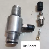 kupler mini dengan adaptor bocap drat g1/2 drat tabung m18 atau 5/8