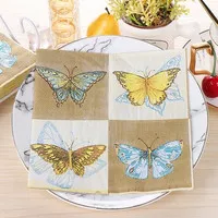 Decoupage Napkin - Tissue Decoupage 2Ply AN- Four Butterflies
