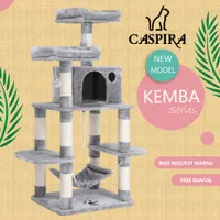 CASPIRA Rumah Kucing Tingkat / Cat Tree / Cat Condo / Pet Toy KEMBA