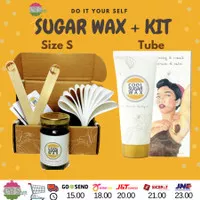 HS Cool Sugar Wax Penghilang Bulu Ketek dan Betis CSW tube100gr