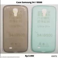 Case samsung S4 i9500 silikon ultrathin bening jelly #A976