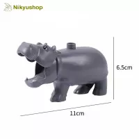 Mainan Lego Block Duplo Minifigure Hewan Kudanil Hippo Hippopotamus