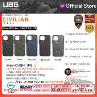 Case iPhone 12 Pro Max / Pro / 12 Mini Urban Armor Gear UAG CIVILIAN - Black, 12 Pro Max