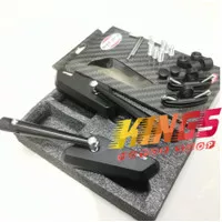 Spion Tomok CNC Model Rizoma Circuit Kaca Biru CBR Ninja GSX Aerox PCX