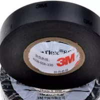 3M Vinyl Electrical Tape Hitam 2 inc - Isolasi Hitam Vinyl 3M 2 inc