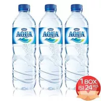 Aqua Air Mineral Botol Tanggung Sedang 600ml 600 ml per Dus Karton