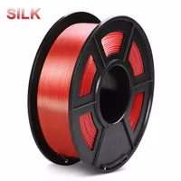 SUNLU PLA SILK Tinta Filament Filamen 3D Printer 1.75mm 1kg Red