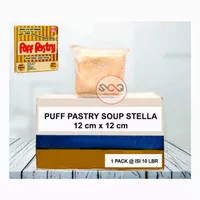 Puff Pastry Stella (12cm x 12cm) Zuppa 10 Lembar