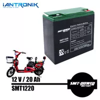 Battery Aki SELIS SMT1220 Baterai Sepeda 12v 18Ah 20Ah DEEP CYCLE