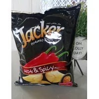 Snack Jacker Potato chips hot & spicy ( 60 gr )