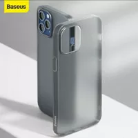 Case Iphone 12 Pro 6.1 Baseus Frosted Slim Case Matte Thin Case - Gray