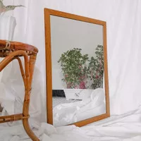 STANDING MIRROR SEMARANG || cermin dinding 50 x 70 kaca rias minimalis