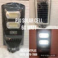 Lampu Jalan PJU LED Solar Cell 60W Panel Surya SOROT 60 WATT SolarCell