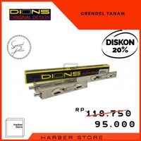 Grendel Tanam Pintu / Flush Bolt Dions GT 811 6"+12" Slot Pintu Dobel