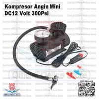 Mini Air Compresor Kompresor Angin Mini Portable DC12V 300Psi