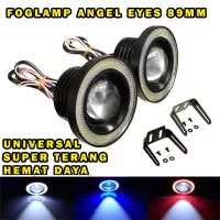 Lampu LED FOGLAMP ANGEL EYES 89MM - LED FOG LAMP ANGEL EYES UNIVERSAL