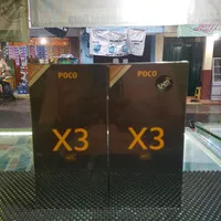 POCO X3 NFC 6/64 Blue BARU NEW