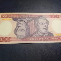 Uang Brasil 100 Cruzairos 1984