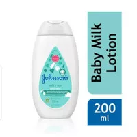 JOHNSONS MILK&RICE BABY LOTION 200ml (putih)