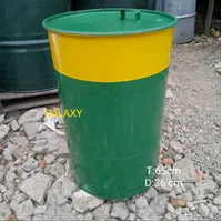 tong sampah/tempat sampah besi 50 Liter/drum besi/tempat bakar sampah