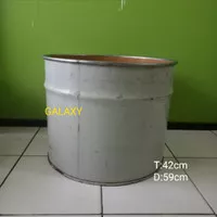 tong sampah/tempat sampah/drum besi 100 liter