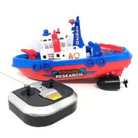 Mainan Remote Control RC Fire Boat Ship Perahu Kapal RC Remot Kontrol