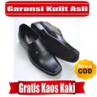 Sepatu Pria Kulit Crocodile A2 Sepatu Pantofel Genuine Leather