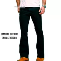 Celana Panjang Pria Standar Curbray Non Stretch - CUTBRAY HITAM, 28
