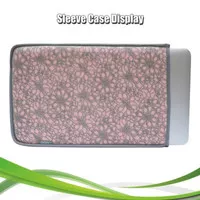 Tas Laptop 15 inch Sleeve For Macbook Pro Retina Incase Bunga - Pink