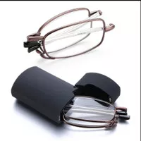 kaca mata baca lipat plus +1.00 / foldable Reading glasses