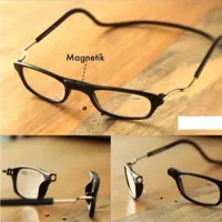 Kacamata plus baca gantung magnet _ kacamata baca pria dan wanita