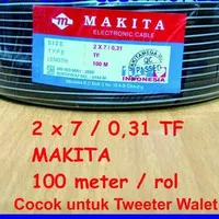 Kabel Walet Makita TF 2x7 / 0,31 100meter Tembaga Murni