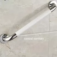 pegangan kamar mandi stainles orang tua handle grab bar 60 cm putih