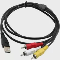 kabel usb male to 3 RCA