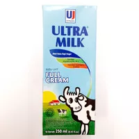 Susu UHT Ultra Milk Rasa Full Cream Kemasan Kotak 250 ml