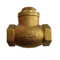 Check Valve Kuningan 11/4inc (ONDA )drat Swing check valve