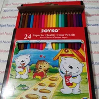 pensil warna merek Joyko isi 24 pcs besar