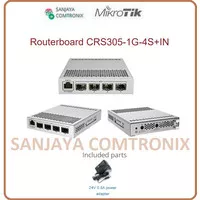 Mikrotik CRS305-1G-4S+IN Cloud Router Switch 1 Gigabit + 4 SFP+ 10Gb