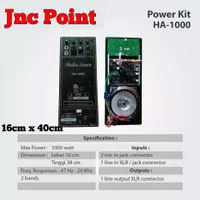 mesin speaker aktif / power kit Aktif audioseven original HA1000 16x40