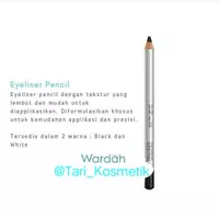 Wardah Eyeliner Pencil Black / Wardah Eyeliner Pinsil Hitam