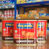 Pronas Corned Beef 340Gr / Kornet Sapi Pronas 340Gr